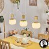 Izenave Pendant Light LED brass, 3-light sources