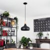 Mansle Pendant Light Ecru, black, 1-light source