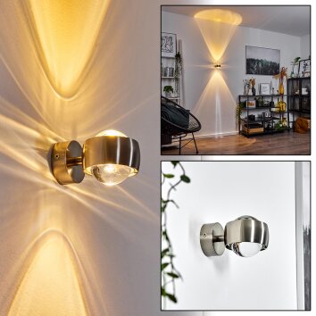 Sapri Wall Light matt nickel, 1-light source