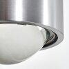 Sapri Wall Light silver, 1-light source