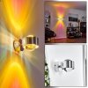 Sapri Wall Light silver, 1-light source