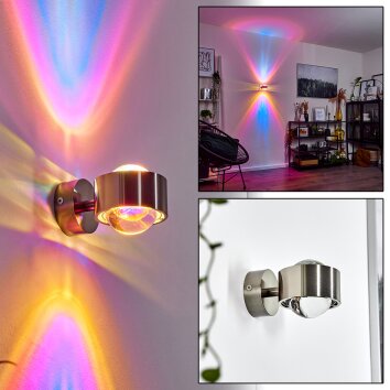 Sapri Wall Light matt nickel, 1-light source