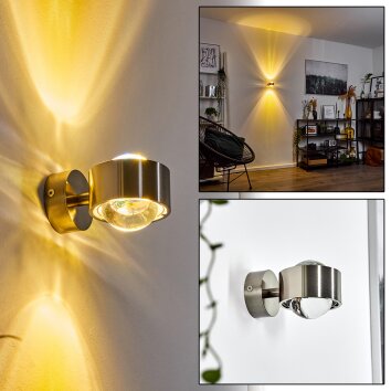 Sapri Wall Light matt nickel, 1-light source