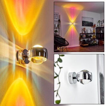 Sapri Wall Light chrome, 1-light source