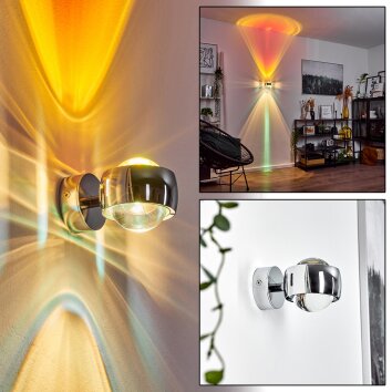 Sapri Wall Light chrome, 1-light source