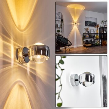 Sapri Wall Light chrome, 1-light source