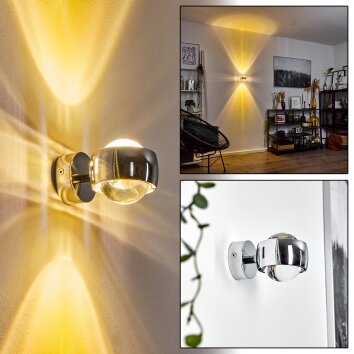 Sapri Wall Light chrome, 1-light source