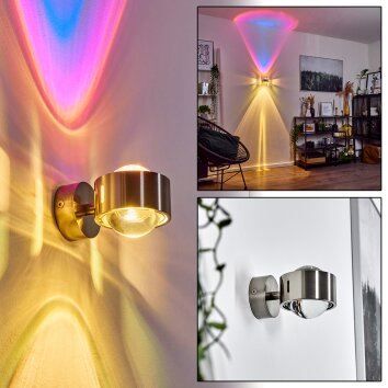 Sapri Wall Light matt nickel, 1-light source