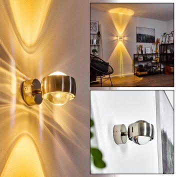 Sapri Wall Light matt nickel, 1-light source