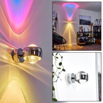 Sapri Wall Light chrome, 1-light source