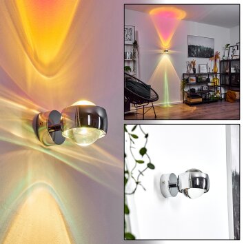 Sapri Wall Light chrome, 1-light source