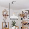 Mansle Pendant Light Ecru, white, 1-light source