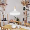 Mansle Pendant Light Ecru, white, 1-light source