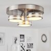 Huallilemu Ceiling Light LED matt nickel, 3-light sources