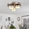 Huallilemu Ceiling Light LED matt nickel, 3-light sources