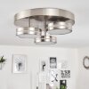 Huallilemu Ceiling Light LED matt nickel, 3-light sources