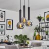 Trezeste Pendant Light black, 3-light sources
