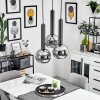 Trezeste Pendant Light black, 3-light sources