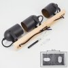 Vergoignan Ceiling Light brown, black, 3-light sources