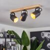 Vergoignan Ceiling Light brown, black, 3-light sources