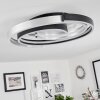 Golega Ceiling Light LED aluminium, black, 1-light source