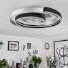 Golega Ceiling Light LED aluminium, black, 1-light source
