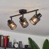 Roto Ceiling Light black, 3-light sources