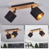 Alsen Ceiling Light brown, black, 2-light sources