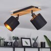 Alsen Ceiling Light brown, black, 2-light sources