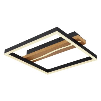 Globo SAHRA Ceiling Light LED black, 1-light source, Remote control