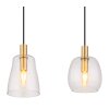 Globo GARRI Pendant Light brass, 4-light sources