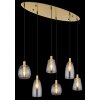 Globo GARRI Pendant Light brass, 6-light sources