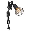 Globo XARA clamp-on light black, 1-light source
