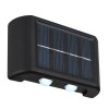 Globo SOLAR Outdoor Wall Light LED black, 4-light sources