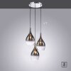 Paul Neuhaus PILUA Pendant Light chrome, 3-light sources