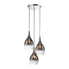 Paul Neuhaus PILUA Pendant Light chrome, 3-light sources