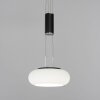 Paul Neuhaus Q-ETIENNE Pendant Light LED black, 3-light sources, Remote control