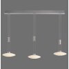 Paul Neuhaus LAUTADA Pendant Light LED brushed steel, 3-light sources