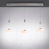 Paul Neuhaus LAUTADA Pendant Light LED brushed steel, 3-light sources
