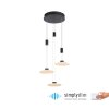 Paul Neuhaus LAUTADA Pendant Light LED black, 3-light sources
