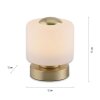 Paul Neuhaus BOTA Table lamp LED brass, 1-light source