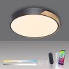 Paul Neuhaus Q-BILA Ceiling Light LED Ecru, black, 1-light source, Remote control