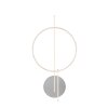 Paul Neuhaus Q-ARKOA Ceiling Light LED brushed steel, 1-light source, Remote control, Colour changer