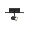 Paul Neuhaus BARIK Wall Light LED black, 1-light source