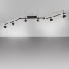 Paul Neuhaus BARIK Ceiling Light LED black, 6-light sources