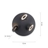 Paul Neuhaus SILEDA Ceiling Light anthracite, 3-light sources
