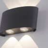 Paul Neuhaus CARLO Wall Light LED anthracite, 4-light sources
