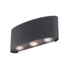 Paul Neuhaus CARLO Wall Light LED anthracite, 6-light sources