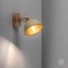 Leuchten-Direkt SAMIA Wall Light Dark wood, 1-light source