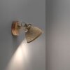 Leuchten-Direkt SAMIA Wall Light Dark wood, 1-light source